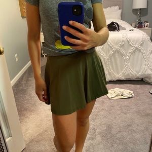 skater sweat skirt